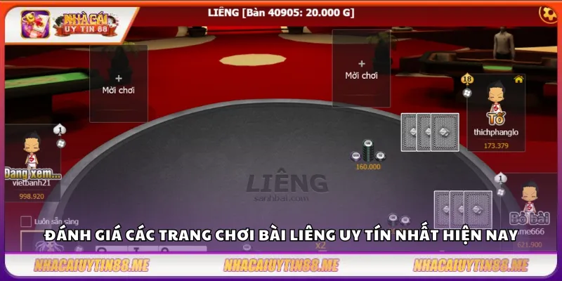 Game bài Liêng – Trải nghiệm chất lượng cùng nhà cái uy tín 3 Đánh giá các trang chơi bài Liêng uy tín nhất hiện nay