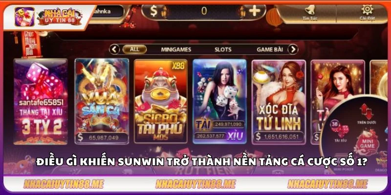 Sunwin – Sân chơi đổi thưởng trực tuyến hàng đầu Việt Nam 2 Điều gì khiến Sunwin trở thành nền tảng cá cược số 1 tại Việt Nam?