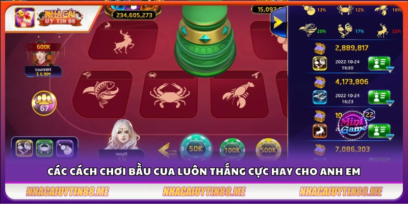 Cách chơi bầu cua luôn thắng cho anh em 