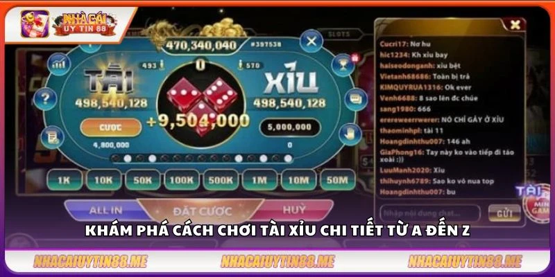 Cách chơi tài xỉu – Bí quyết đặt cược thông minh từ cao thủ 2 Khám phá cách chơi tài xỉu chi tiết từ A đến Z