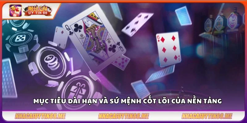 Giới thiệu 2 Mục tiêu dài hạn và sứ mệnh cốt lõi của nền tảng