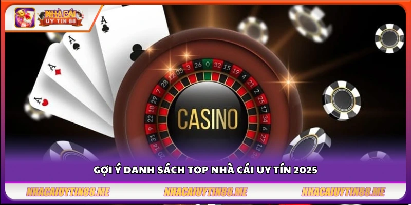 Top nhà cái uy tín – Danh sách được cộng đồng tin chọn 3 Top nhà cái uy tín được đánh giá cao nhất năm 2025